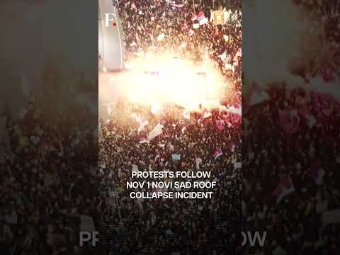 Watch: Thousands Protest Against Govt in Serbia | Subscribe To Firstpost | N18G